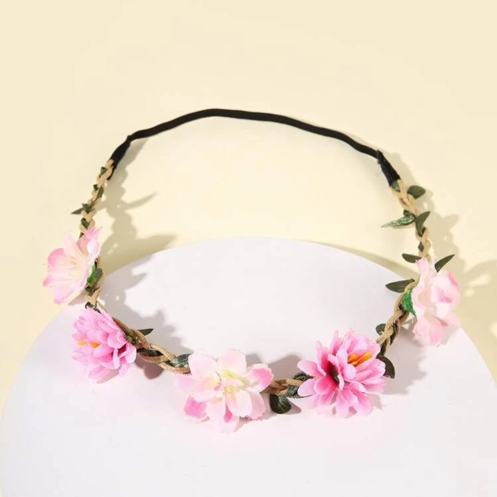 🌸 Lovely Floral Flower Twisted Vine Headdress Headband Hair Loop Crown 🍃
